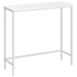 Narrow Console Table, 29.5" Small Entryway Table, Thin Sofa Table, Side Table, Display Table, for Hallway, Bedroom, Living Room, Foyer, White WW75XG01 Narrow Console Table, 29.5" Small Entryway Table, Thin Sofa Table, Side Table, Display Table, for Hallway, Bedroom, Living Room, Foyer, White WW75XG01