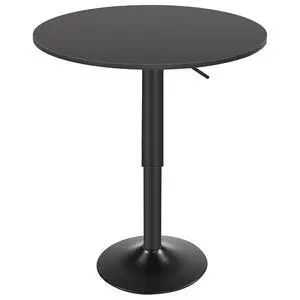 Bar Table, Height-Adjustable Round Pub Table 27-35.4 Inches, Cocktail Table with Sturdy Base, Modern Style, Easy to Assemble, Suitable for Small Space, Black BK58BT01G1 Bar Table, Height-Adjustable Round Pub Table 27-35.4 Inches, Cocktail Table with Sturdy Base, Modern Style, Easy to Assemble, Suitable for Small Space, Black BK58BT01G1