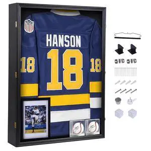 XL Jersey Frame Display Case, Hockey Jersey Frame Display Case, 28x37 inch Extra Large Deep Jersey Shadow Box, Jacket Football Jersey T Shirt Display, Baseball Case, UV Protection, Acrylic XL Jersey Frame Display Case, Hockey Jersey Frame Display Case, 28x37 inch Extra Large Deep Jersey Shadow Box, Jacket Football Jersey T Shirt Display, Baseball Case, UV Protection, Acrylic