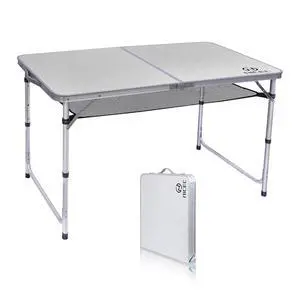 Card Small Table, Adjustable Height Folding Table, Picnic, Camping, Outdoor, Portable Lightweight Aluminum, with Carry Handle for Beach, Indoor, Office (Large) Card Small Table, Adjustable Height Folding Table, Picnic, Camping, Outdoor, Portable Lightweight Aluminum, with Carry Handle for Beach, Indoor, Office (Large)