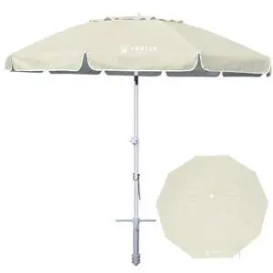 8 Feet Large Beach Umbrella with Sand Anchor Heavy Duty High Wind Portable Outdoor Umbrellas UV 50+ Protection Air Vent Tilt Patio Garden Pool 8 Feet Large Beach Umbrella with Sand Anchor Heavy Duty High Wind Portable Outdoor Umbrellas UV 50+ Protection Air Vent Tilt Patio Garden Pool