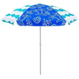 5ft Seaside Umbrella for Sand and Water Table - Kids Durable Umbrellas for children Beach Camping Garden Outdoor Play Shade Blue Coconut Tree 5ft Seaside Umbrella for Sand and Water Table - Kids Durable Umbrellas for children Beach Camping Garden Outdoor Play Shade Blue Coconut Tree