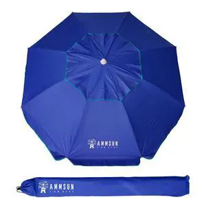 6.5 ft Heavy Duty Beach Umbrella for Sand with tilt Air Vent Sun Shelter, UV 50+ Protection Outdoor Sunshade Umbrellas and Parasols with Carry Bag for Patio Garden Beach Pool Backyard Navy 6.5 ft Heavy Duty Beach Umbrella for Sand with tilt Air Vent Sun Shelter, UV 50+ Protection Outdoor Sunshade Umbrellas and Parasols with Carry Bag for Patio Garden Beach Pool Backyard Navy