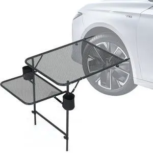 Beach Wagon, Heavy Duty Folding Utility Cart with 9" Balloon Wheels for Sand, Adjustable Handle + Tailgate Table, Car Desk, Camping Tables, Overlanding Gear Beach Wagon, Heavy Duty Folding Utility Cart with 9" Balloon Wheels for Sand, Adjustable Handle + Tailgate Table, Car Desk, Camping Tables, Overlanding Gear