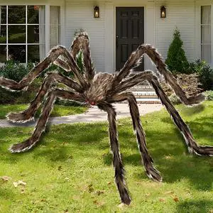 Halloween Decorations Outdoor and Indoor,78" Giant Spider Decorations,Scary Large Spider Props for Yard Lawn,Halloween Party Decorations,Haunted House Decor,Golden Halloween Decorations Outdoor and Indoor,78" Giant Spider Decorations,Scary Large Spider Props for Yard Lawn,Halloween Party Decorations,Haunted House Decor,Golden