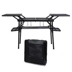 Beach Chair, Beach Chairs for Adults w/Cooler Compact High Back, Cup Holder & Carry Bag 1-P Orange + Camping Table, Folding Table, Grill Table, Folding Camping Table, Outdoor Table with 4 Side Tables Beach Chair, Beach Chairs for Adults w/Cooler Compact High Back, Cup Holder & Carry Bag 1-P Orange + Camping Table, Folding Table, Grill Table, Folding Camping Table, Outdoor Table with 4 Side Tables