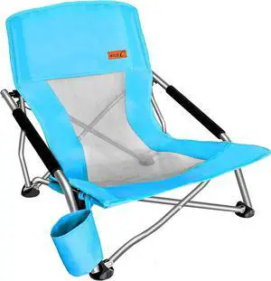 Low Beach Chair + 2 Pack Backpac Beach Chair with Umbrella Low Beach Chair + 2 Pack Backpac Beach Chair with Umbrella