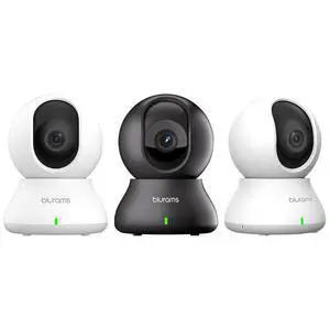 Cameras for Home Security 3Pcs, Security Camera 2K, Indoor Camera for Home/Baby/Dog, Motion Tracking, IR Night Vision, 2-Way Audio, Siren, Compatible with Alexa & Google Assistant & IFTTT Cameras for Home Security 3Pcs, Security Camera 2K, Indoor Camera for Home/Baby/Dog, Motion Tracking, IR Night Vision, 2-Way Audio, Siren, Compatible with Alexa & Google Assistant & IFTTT