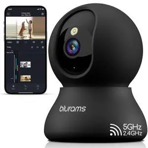Indoor Camera, 2K Pet Camera 360° Cameras for Home Security with Phone App, Motion Tracking, 2-Way Audio, IR Night Vision, Siren, Compatible with Alexa & Google Assistant Indoor Camera, 2K Pet Camera 360° Cameras for Home Security with Phone App, Motion Tracking, 2-Way Audio, IR Night Vision, Siren, Compatible with Alexa & Google Assistant