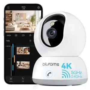 Cameras for Home Security, 2K Pet Camera with Phone App, 360° PTZ Indoor Cameras, 2-Way Talk, Motion Tracking, Color/IR Night Vision, Compatible with Alexa, 8MP, Wi-Fi 6 Cameras for Home Security, 2K Pet Camera with Phone App, 360° PTZ Indoor Cameras, 2-Way Talk, Motion Tracking, Color/IR Night Vision, Compatible with Alexa, 8MP, Wi-Fi 6