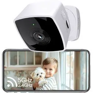 5GHz Cameras for Home Security, 2K Security Camera Indoor, Pet Camera with Phone App, Indoor Camera w/AI Motion Detection, 2-Way Audio, Compatible with Alexa&Google Home, WiFi 6 5GHz Cameras for Home Security, 2K Security Camera Indoor, Pet Camera with Phone App, Indoor Camera w/AI Motion Detection, 2-Way Audio, Compatible with Alexa&Google Home, WiFi 6