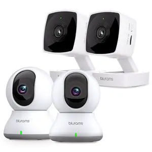 5GHz Cameras for Home Security 2K, Security Camera 4-Pack, Pet Camera with Phone App w/AI Motion Detection, 2-Way Audio, Compatible with Alexa&Google Home 5GHz Cameras for Home Security 2K, Security Camera 4-Pack, Pet Camera with Phone App w/AI Motion Detection, 2-Way Audio, Compatible with Alexa&Google Home