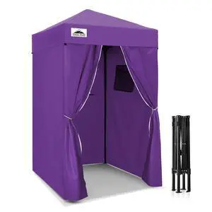 Flex Ultra Compact 4x4 Pop-up Canopy, Sun Shelter, Changing Room, Portable Privacy Canopy Cabana for Pool, Fashion Photoshoots, or Camping, Purple Flex Ultra Compact 4x4 Pop-up Canopy, Sun Shelter, Changing Room, Portable Privacy Canopy Cabana for Pool, Fashion Photoshoots, or Camping, Purple