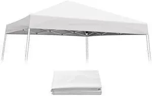 Replacement Canopy Top for Eagle Peak 10x10 Slant Leg Pop Up Canopy Frame Only, Canopy Cover UPF 50+, Frame NOT Included, White Replacement Canopy Top for Eagle Peak 10x10 Slant Leg Pop Up Canopy Frame Only, Canopy Cover UPF 50+, Frame NOT Included, White