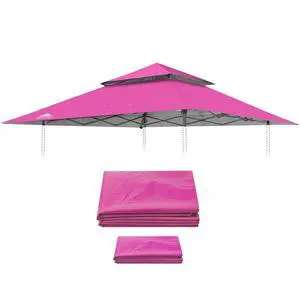 Replacement Canopy Top for Eagle Peak 13x13 Straight Leg Pop Up Canopy Frame Only, Canopy Cover with Two Tier Air Vent, UPF 50+, Frame NOT Included, Light Pink Replacement Canopy Top for Eagle Peak 13x13 Straight Leg Pop Up Canopy Frame Only, Canopy Cover with Two Tier Air Vent, UPF 50+, Frame NOT Included, Light Pink