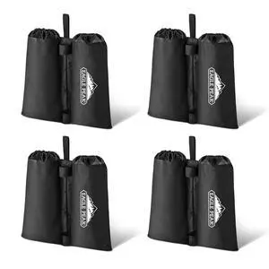 Weight Bags for Pop up Canopy Outdoor Shelter, Gazebo Instant Shade Leg Canopy Weights, Sand Bags, Pack of 4 Weight Bags for Pop up Canopy Outdoor Shelter, Gazebo Instant Shade Leg Canopy Weights, Sand Bags, Pack of 4