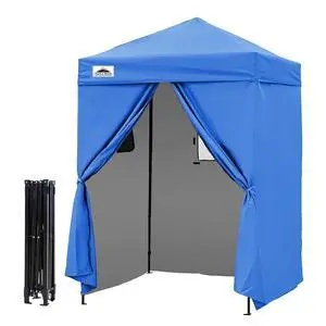 Flex Ultra Compact 5x5 Changing Room, Pop-up Canopy, Sun Shelter, Portable Privacy Canopy Cabana for Pool, Fashion Photoshoots, or Camping, Blue Flex Ultra Compact 5x5 Changing Room, Pop-up Canopy, Sun Shelter, Portable Privacy Canopy Cabana for Pool, Fashion Photoshoots, or Camping, Blue