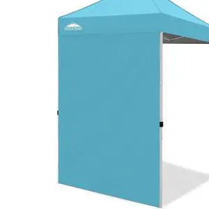 Canopy Sidewall for 5x5 Pop Up Canopy Frame, Single Side Wall Panel Only (Fits 5x5 Straight Leg Frame, Canopy Top or Frame NOT Included), Light Blue Canopy Sidewall for 5x5 Pop Up Canopy Frame, Single Side Wall Panel Only (Fits 5x5 Straight Leg Frame, Canopy Top or Frame NOT Included), Light Blue