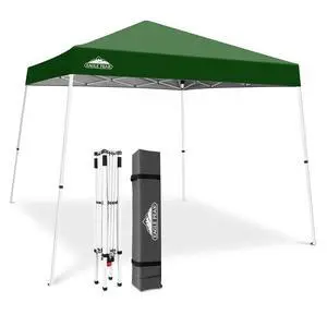 10x10 Slant Leg Pop-up Canopy Tent Easy One Person Setup Instant Outdoor Beach Canopy Folding Portable Sports Shelter 10x10 Base 8x8 Top (Green) 10x10 Slant Leg Pop-up Canopy Tent Easy One Person Setup Instant Outdoor Beach Canopy Folding Portable Sports Shelter 10x10 Base 8x8 Top (Green)
