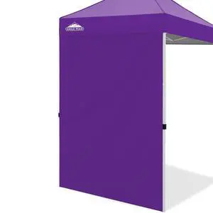 Canopy Sidewall for 5x5 Pop Up Canopy Frame, Single Side Wall Panel Only (Fits 5x5 Straight Leg Frame, Canopy Top or Frame NOT Included), Purple Canopy Sidewall for 5x5 Pop Up Canopy Frame, Single Side Wall Panel Only (Fits 5x5 Straight Leg Frame, Canopy Top or Frame NOT Included), Purple