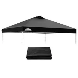 Replacement Canopy Top for Eagle Peak 10x10 Straight Leg Pop Up Canopy Frame Only, Canopy Cover with Air Vent, UPF 50+, Frame NOT Included, Black Replacement Canopy Top for Eagle Peak 10x10 Straight Leg Pop Up Canopy Frame Only, Canopy Cover with Air Vent, UPF 50+, Frame NOT Included, Black