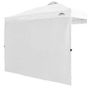 Sunwall/Sidewall for 10x10 Straight Leg Canopy only, 1 Sidewall, White Sunwall/Sidewall for 10x10 Straight Leg Canopy only, 1 Sidewall, White
