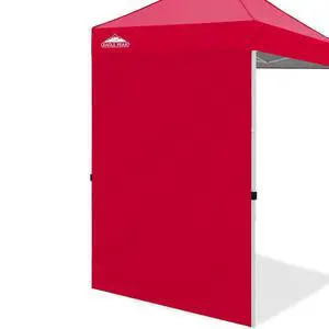 Canopy Sidewall for 5x5 Pop Up Canopy Frame, Single Side Wall Panel Only (Fits 5x5 Straight Leg Frame, Canopy Top or Frame NOT Included), Red Canopy Sidewall for 5x5 Pop Up Canopy Frame, Single Side Wall Panel Only (Fits 5x5 Straight Leg Frame, Canopy Top or Frame NOT Included), Red