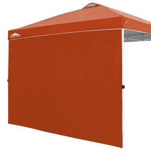 Sunwall/Sidewall for 10x10 Straight Leg Canopy only, 1 Sidewall, Brick Red Sunwall/Sidewall for 10x10 Straight Leg Canopy only, 1 Sidewall, Brick Red