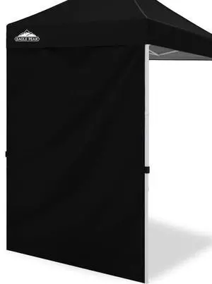 Canopy Sidewall for 5x5 Pop Up Canopy Frame, Single Side Wall Panel Only (Fits 5x5 Straight Leg Frame, Canopy Top or Frame NOT Included), Black Canopy Sidewall for 5x5 Pop Up Canopy Frame, Single Side Wall Panel Only (Fits 5x5 Straight Leg Frame, Canopy Top or Frame NOT Included), Black