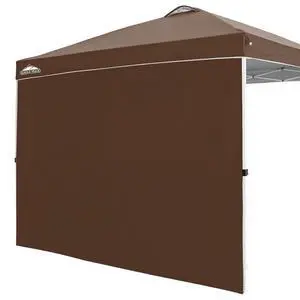 Sunwall/Sidewall for 10x10 Straight Leg Canopy only, 1 Sidewall, Dark Brown Sunwall/Sidewall for 10x10 Straight Leg Canopy only, 1 Sidewall, Dark Brown