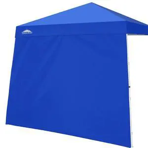 Sunwall/Sidewall for 10x10 Slant Leg Canopy Only, 1 Sidewall, Blue Sunwall/Sidewall for 10x10 Slant Leg Canopy Only, 1 Sidewall, Blue