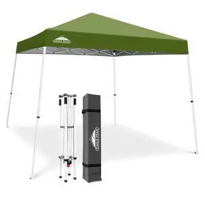 10x10 Slant Leg Pop-up Canopy Tent Easy One Person Setup Instant Outdoor Beach Canopy Folding Portable Sports Shelter 10x10 Base 8x8 Top (Grass Green) 10x10 Slant Leg Pop-up Canopy Tent Easy One Person Setup Instant Outdoor Beach Canopy Folding Portable Sports Shelter 10x10 Base 8x8 Top (Grass Green)