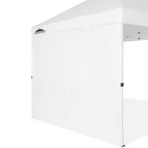 Sunwall/Sidewall for 10 x 10 ft Commercial Pop Up Canopy Tent MarketPlace Canopy only, 1 Sidewall, White Sunwall/Sidewall for 10 x 10 ft Commercial Pop Up Canopy Tent MarketPlace Canopy only, 1 Sidewall, White