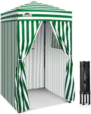 Flex Ultra Compact 4x4 Pop-up Canopy, Sun Shelter, Changing Room, Portable Privacy Canopy Cabana for Pool, Fashion Photoshoots, or Camping, Green/White Flex Ultra Compact 4x4 Pop-up Canopy, Sun Shelter, Changing Room, Portable Privacy Canopy Cabana for Pool, Fashion Photoshoots, or Camping, Green/White