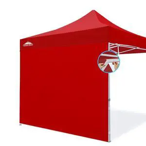 Wall Panel/Sunwall for 10x10 Heavy-Duty Commercial Canopy Tent, Replacement Sidewall for Marketplace Sun Shelter, 1 Sidewall Only, Red Wall Panel/Sunwall for 10x10 Heavy-Duty Commercial Canopy Tent, Replacement Sidewall for Marketplace Sun Shelter, 1 Sidewall Only, Red