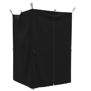 Portable Privacy Tent Changing Room for Pop Up Canopy Fits Canopies with Cross Bars Outdoor Hanging Privacy Curtain 55.1" L x 55.1" W x 80.7" H, Black Portable Privacy Tent Changing Room for Pop Up Canopy Fits Canopies with Cross Bars Outdoor Hanging Privacy Curtain 55.1" L x 55.1" W x 80.7" H, Black