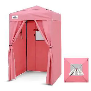 Flex Ultra Compact 4x4 Pop-up Canopy Tent with Vented Top, Sun Shelter, Fast Set Up Changing Room, Portable Privacy Canopy for Camping, Photoshoots, and More (Pink) Flex Ultra Compact 4x4 Pop-up Canopy Tent with Vented Top, Sun Shelter, Fast Set Up Changing Room, Portable Privacy Canopy for Camping, Photoshoots, and More (Pink)