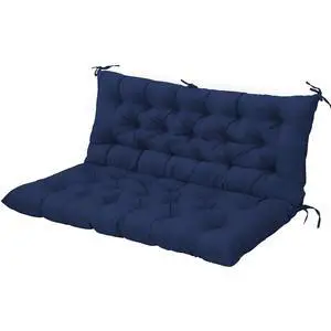 Outdoor Porch Swing Cushion, 2-3 Seater Patio Bench Seat Cushion for Outdoor Furniture, 59"x43" (Dark Blue) Outdoor Porch Swing Cushion, 2-3 Seater Patio Bench Seat Cushion for Outdoor Furniture, 59"x43" (Dark Blue)