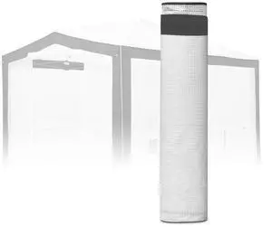 Replacement Cover for 12x8 Pop up Greenhouse with Polyester Reinforced Corners, Front and Rear Roll-Up Zipper Entry Doors and 4 Roll-Up Side Windows (Frame Not Included), Gray/White Replacement Cover for 12x8 Pop up Greenhouse with Polyester Reinforced Corners, Front and Rear Roll-Up Zipper Entry Doors and 4 Roll-Up Side Windows (Frame Not Included), Gray/White