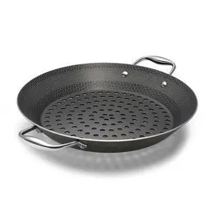 Hybrid Nonstick BBQ Grill Pan, Dishwasher-Friendly, BBQ and Oven-Safe Up to 900°F Hybrid Nonstick BBQ Grill Pan, Dishwasher-Friendly, BBQ and Oven-Safe Up to 900°F