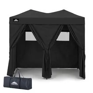 Outdoor Pop Up Changing Room 8x4 ft, 2-Room Portable Privacy Shelter for Beach, Pool, Photoshoots or Dressing Room, Black Outdoor Pop Up Changing Room 8x4 ft, 2-Room Portable Privacy Shelter for Beach, Pool, Photoshoots or Dressing Room, Black