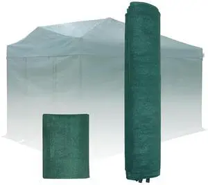 Replacement Mesh Cover for 12x8 Portable Walk-in Pop up Greenhouse, Front and Rear Zippered Entry Doors (Frame Not Included), Green Replacement Mesh Cover for 12x8 Portable Walk-in Pop up Greenhouse, Front and Rear Zippered Entry Doors (Frame Not Included), Green