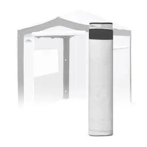 Replacement Cover for 8x6 Pop up Greenhouse with Polyester Reinforced Corners, Front and Rear Roll-Up Zipper Entry Doors and 2 Roll-Up Side Windows (Frame Not Included), Gray/White Replacement Cover for 8x6 Pop up Greenhouse with Polyester Reinforced Corners, Front and Rear Roll-Up Zipper Entry Doors and 2 Roll-Up Side Windows (Frame Not Included), Gray/White