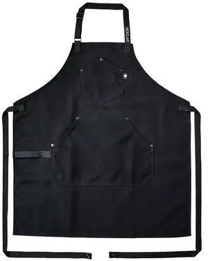 HexClad Eco Modern Chef Apron for Cooking and Grilling, Professional HexTwill Fabric Aprons with Pockets HexClad Eco Modern Chef Apron for Cooking and Grilling, Professional HexTwill Fabric Aprons with Pockets