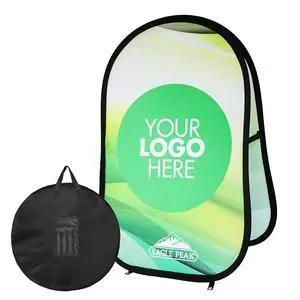 Custom A Frame Pop Up Banner Display, Double Sided Pop Out Advertising Sign for Promotional Events, Trade Shows, Sports, Add Your Business Logo Design or Text, 3.25x5.5ft Vertical Custom A Frame Pop Up Banner Display, Double Sided Pop Out Advertising Sign for Promotional Events, Trade Shows, Sports, Add Your Business Logo Design or Text, 3.25x5.5ft Vertical