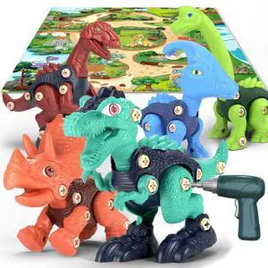 Kids Building Dinosaur Toys - Boys STEM Take Apart Construction Set Educational Dino Kit Play Set Easter Party Favors Christmas Birthday Gifts for Toddler Girls Age 3 4 5 6 7 8 + Year Old Kids Building Dinosaur Toys - Boys STEM Take Apart Construction Set Educational Dino Kit Play Set Easter Party Favors Christmas Birthday Gifts for Toddler Girls Age 3 4 5 6 7 8 + Year Old