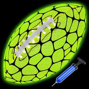 Glow in The Dark Football - Strong Grip Light Up Football Toy Stuff Gift Outdoor Sports Ball for Boys Kids Teen Junior Youth Adult Christmas Birthday Gifts for Ages 6-8 8-12 13+ Year Old Glow in The Dark Football - Strong Grip Light Up Football Toy Stuff Gift Outdoor Sports Ball for Boys Kids Teen Junior Youth Adult Christmas Birthday Gifts for Ages 6-8 8-12 13+ Year Old