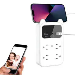 2026 Upgraded 4K HD Hidden Camera Wall Outlet Camera, Wireless Nanny Cam with 120° Wide Angle Loop Recording Motion Detection Easy Setup for Home, Pets & Office Indoor Security (White) 2026 Upgraded 4K HD Hidden Camera Wall Outlet Camera, Wireless Nanny Cam with 120° Wide Angle Loop Recording Motion Detection Easy Setup for Home, Pets & Office Indoor Security (White)