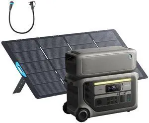 Anker SOLIX F3000 Portable Power Station and Expansion Battery with 400W Solar Panel3,072Wh, 6,000W Recharging, Solar Generators for Home Use, For Power Outages, Camping, RVs, Emergencies Anker SOLIX F3000 Portable Power Station and Expansion Battery with 400W Solar Panel3,072Wh, 6,000W Recharging, Solar Generators for Home Use, For Power Outages, Camping, RVs, Emergencies