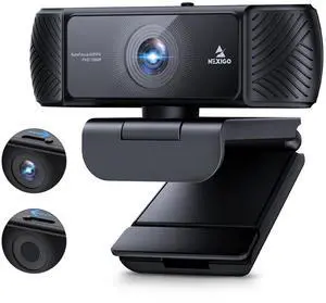 NexiGo 1080P 60FPS Webcam with Software Control and Microphone, AutoFocus, w/Privacy Cover, N680P Pro Computer Web Camera for Skype Zoom Teams, Mac PC Laptop Desktop NexiGo 1080P 60FPS Webcam with Software Control and Microphone, AutoFocus, w/Privacy Cover, N680P Pro Computer Web Camera for Skype Zoom Teams, Mac PC Laptop Desktop